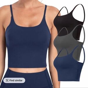 CRAZY YOGA 3 Pack Tank- Black, Gray, Navy